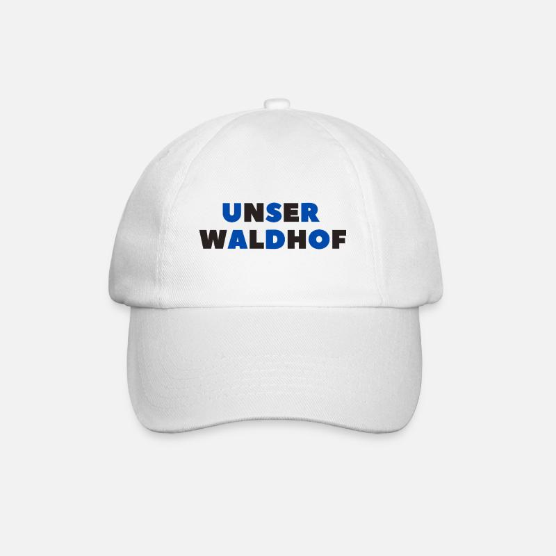 Unser Waldhof - Baseballkappe - Weiß/Weiß