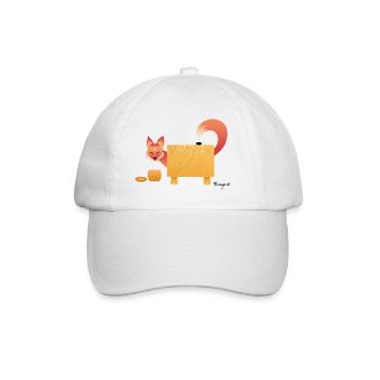 Cheeky Little Fox - Baseball Cap - white/white - Front