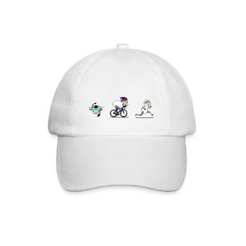 Triathlon - Casquette classique - blanc/blanc - Devant