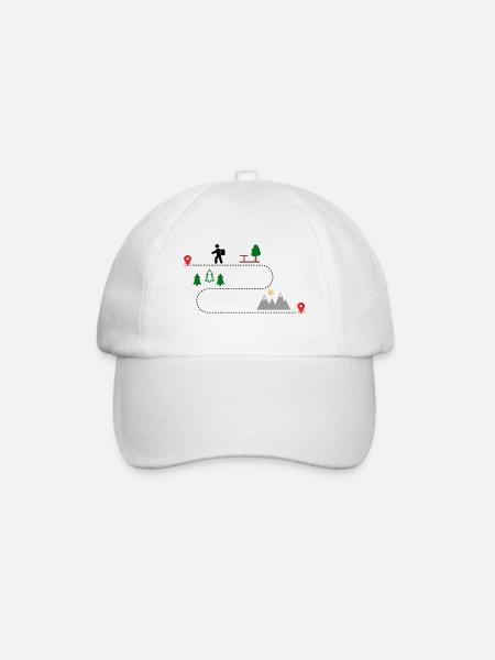 randonnée - Casquette classique - blanc/blanc
