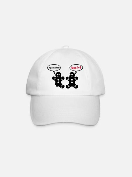 My leg hurts - Baseball Cap - white/white