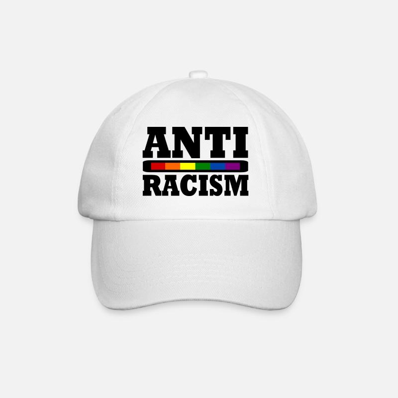 antiraciste - Casquette classique - blanc/blanc