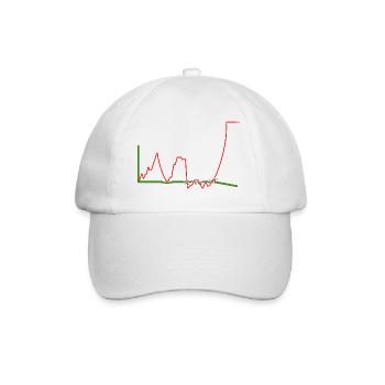 LIFE CURVE - Baseball Cap - white/white - Front