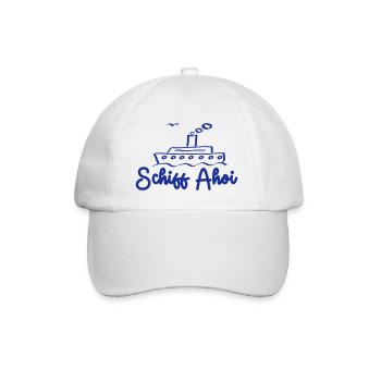 Ship Ahoi - Baseball Cap - white/white - Front