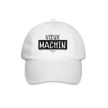 Pour Mon Vieux Machin Préféré Humour Homme - Casquette classique - blanc/blanc - Devant