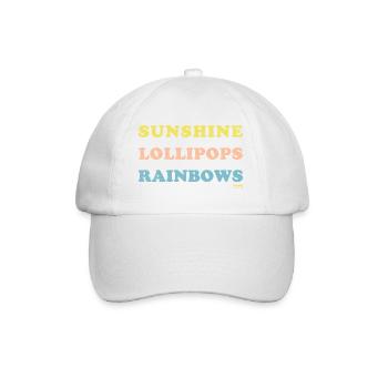sucettes de soleil arcs-en-ciel - Casquette classique - blanc/blanc - Devant