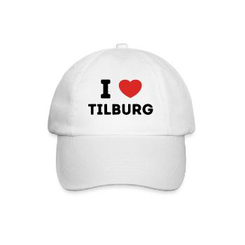 I Love Tilburg Netherlands - Baseball Cap - white/white - Front