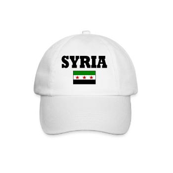 Drapeau de la Syrie - Casquette classique - blanc/blanc - Devant