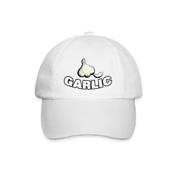 GARLIC - Baseballkappe - Weiß/Weiß - Vorne