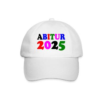 Abitur 2025 - Baseballkappe - Weiß/Weiß - Vorne