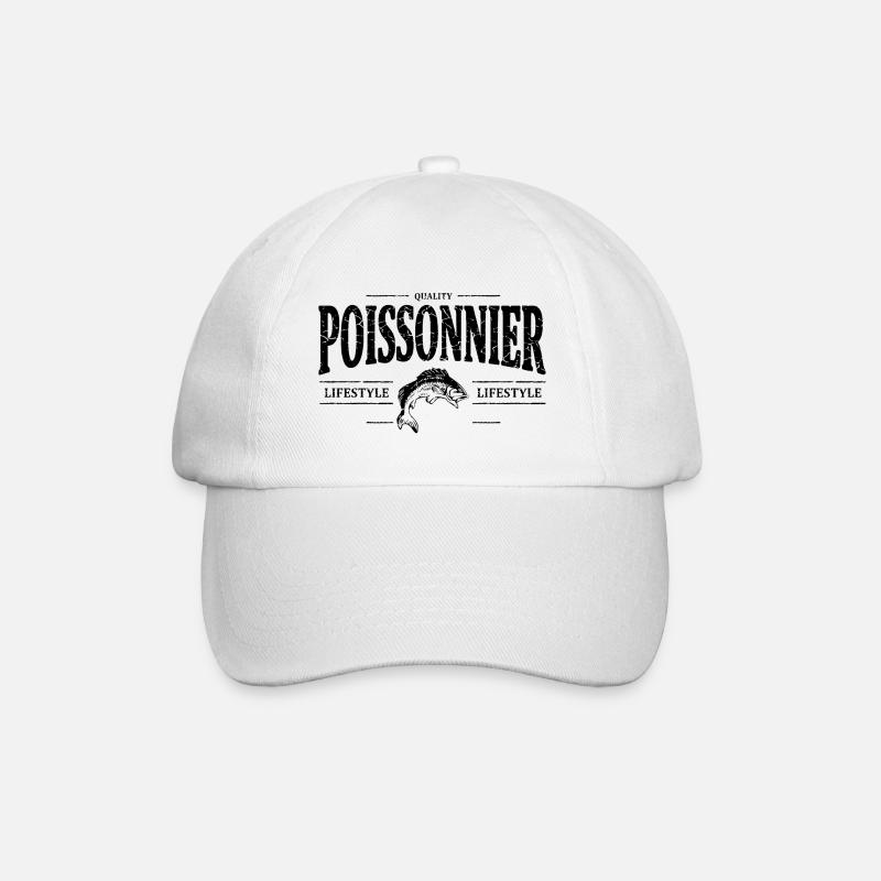 Poissonnier - Casquette classique - blanc/blanc