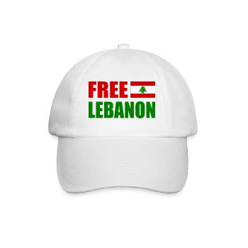 free lebanon - libanon - Casquette classique - blanc/blanc - Devant
