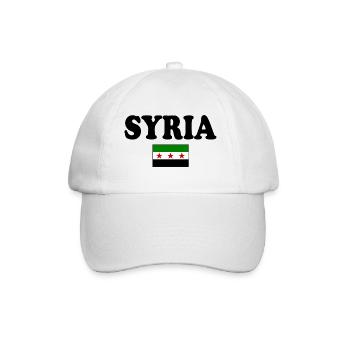 Drapeau de la Syrie - Casquette classique - blanc/blanc - Devant