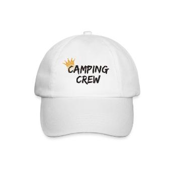 Camping Crew - Baseball Cap - white/white - Front
