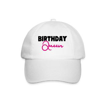 Anniversaire Reine Anniversaire Fille - Casquette classique - blanc/blanc - Devant