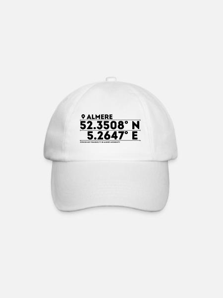 Almere: Futuristic City & Nature's Embrace - Baseball Cap - white/white