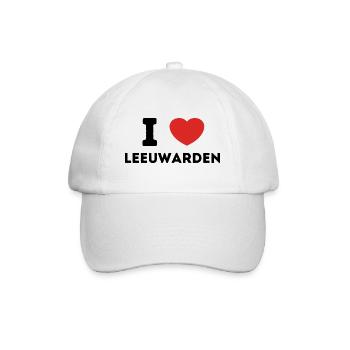 I Love Leeuwarden Pays-Bas - Casquette classique - blanc/blanc - Devant