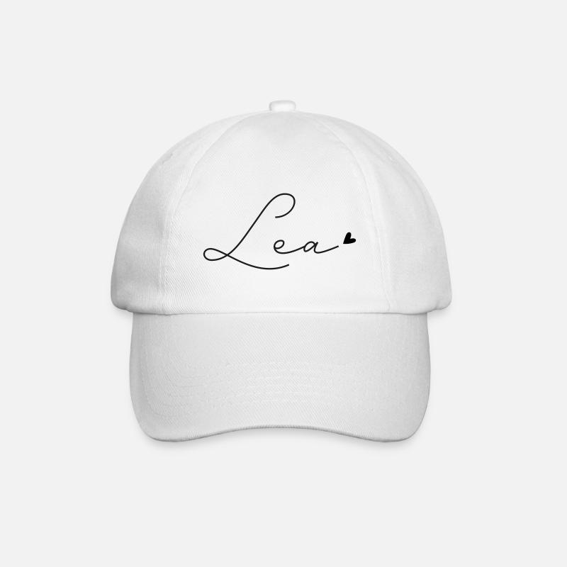 Nom Lea - Casquette classique - blanc/blanc