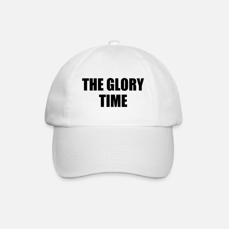 The glory time - Baseballkappe - Weiß/Weiß