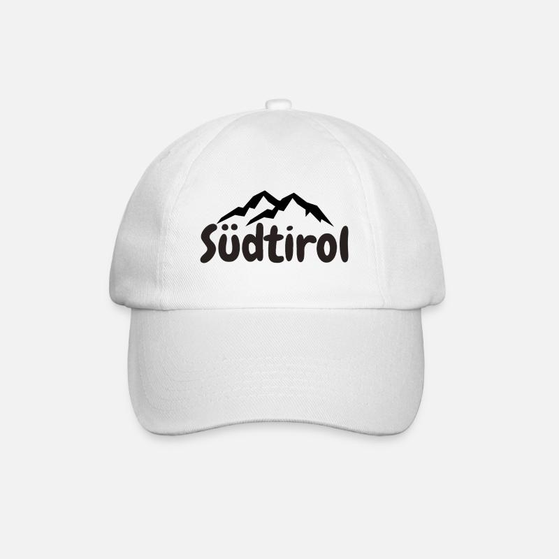 Südtirol - Baseballkappe - Weiß/Weiß
