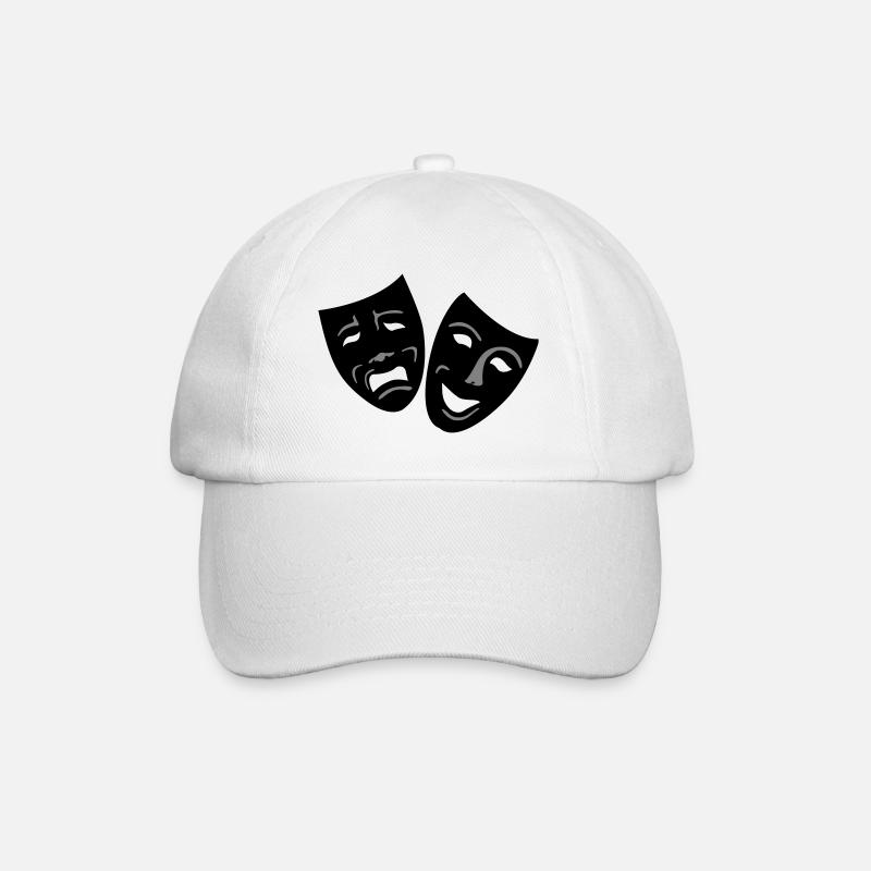 Masken - Baseballkappe - Weiß/Weiß