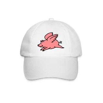 Flying Pig - Casquette classique - blanc/blanc - Devant