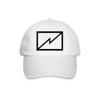 Elektronische Kampführung - Baseballkappe - Weiß/Weiß - Vorne