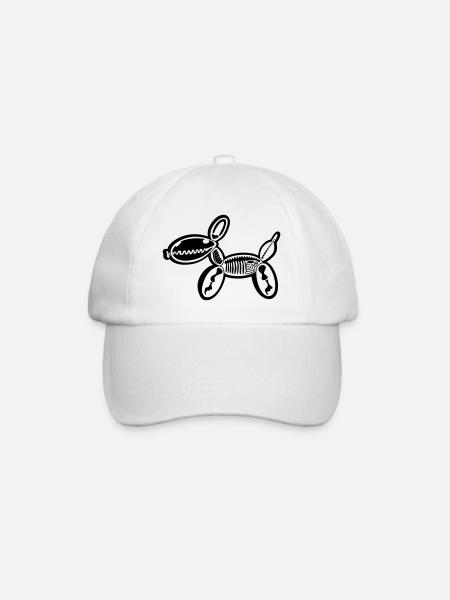 Dog - Baseballkappe - Weiß/Weiß