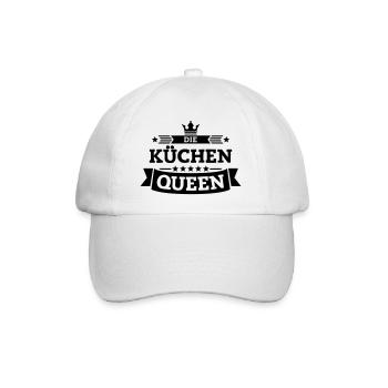Die Küchen-Queen - Baseballkappe - Weiß/Weiß - Vorne