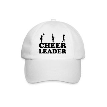 Cheerleader - Baseballkappe - Weiß/Weiß - Vorne