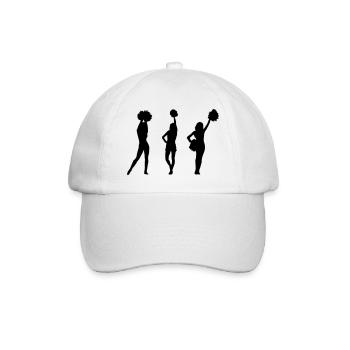 Cheerleader - Baseballkappe - Weiß/Weiß - Vorne