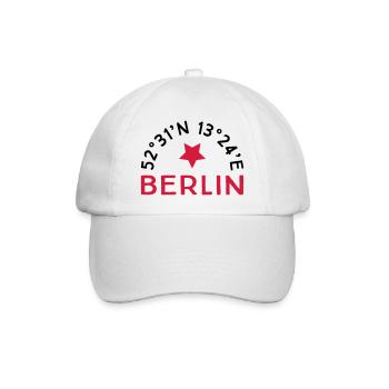 Berlin - Baseball Cap - white/white - Front