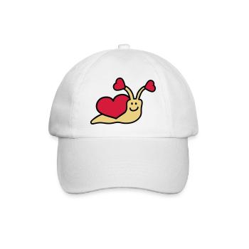 love_snail_3c - Casquette classique - blanc/blanc - Devant