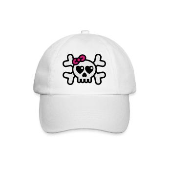 dolly_rodger_3colors - Casquette classique - blanc/blanc - Devant