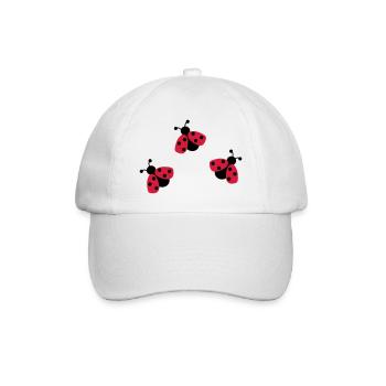 6254398 118120415 Marienkaefer - Baseballkappe - Weiß/Weiß - Vorne