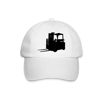 Chariots élévateurs - Casquette classique - blanc/blanc - Devant