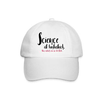 Science ist fantastisch - Baseballkappe - Weiß/Weiß - Vorne