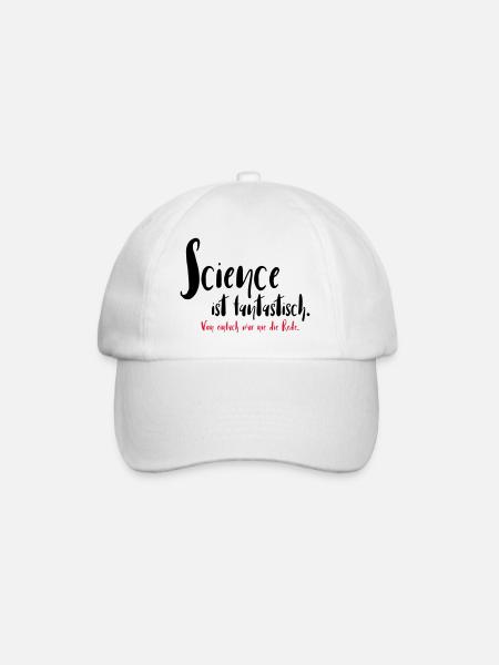 Science ist fantastisch - Baseballkappe - Weiß/Weiß