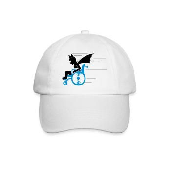 senior superhero (3c) - Baseballkappe - Weiß/Weiß - Vorne