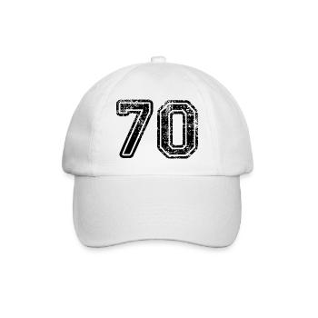 70 - Baseball Cap - white/white - Front