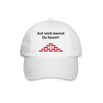 ★ design colors can be changed ★ You can rely on me - Baseball Cap - white/white - Front