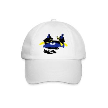 rafting - Baseball Cap - white/white - Front