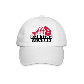 fish_hunting_season_jq2 - Casquette classique - blanc/blanc - Devant