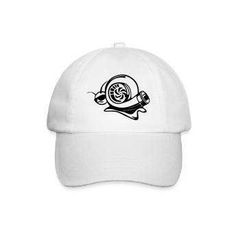Auto-rotation Courses d’escargots au rythme rapide - Casquette classique - blanc/blanc - Devant