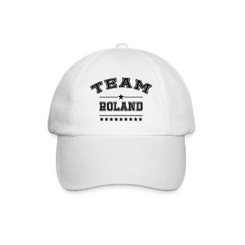 Team Roland - Baseballkappe - Weiß/Weiß - Vorne