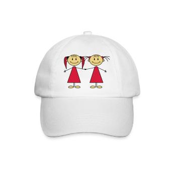 Best Friends Girls - Casquette classique - blanc/blanc - Devant