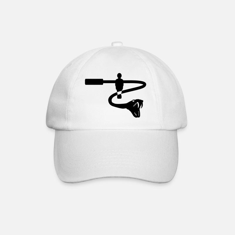 Tischfussball - Baseballkappe - Weiß/Weiß