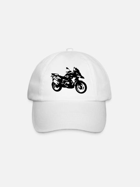 R1250 GS_einfarbig - Baseballkappe - Weiß/Weiß