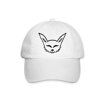 Fuchs - Baseballkappe - Weiß/Weiß - Vorne