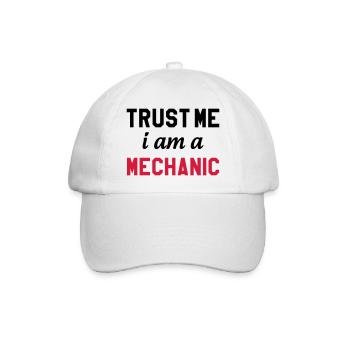 Trust me I am a Mechanic - Casquette classique - blanc/blanc - Devant